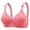 Watermelon Red, variant on GPOECD Bras for Women Front Side Buckle Lace Edge Without Steel Ring Seamless Gathering Adjustment Bra Bras for Women Underwire,Beige,36