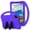 Purple, variant on DWaybox Case for TCL Tab 10 Gen 4 10.1" (2026), Shockproof EVA Cover with Stand -Black