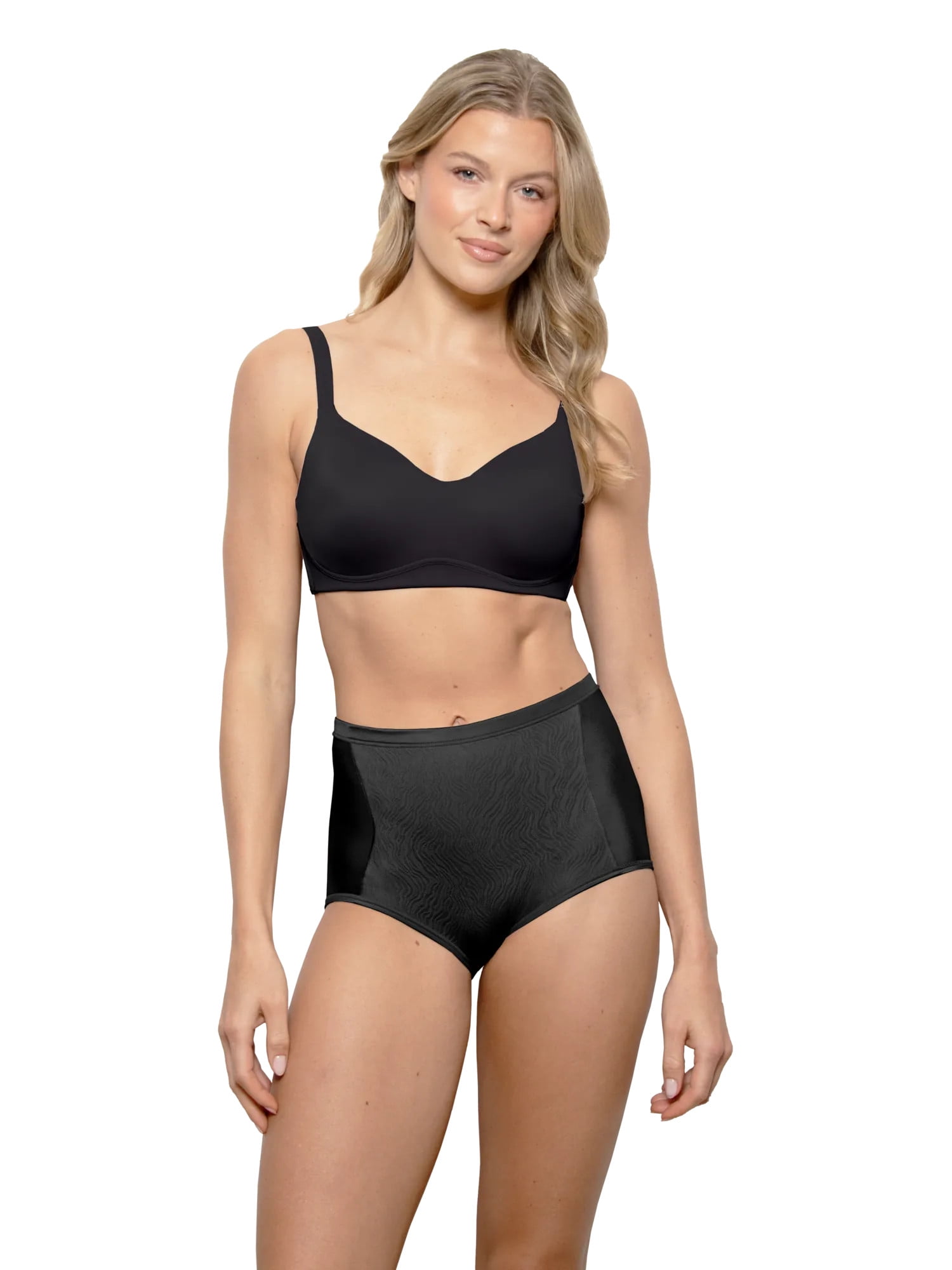 Vanity Fair Radiant Women's Light Tummy Control Briefs, Smoothing Comfort Underwear with Rear Lifting Seams, Sizes S–5XL