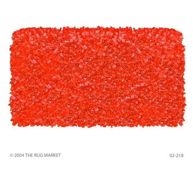 The Rug Market 02218B 4-SHAGGY RAGGY Mandarine 2.8X4.8