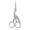 Silver, variant on M Buder Premium Stainless Steel Retro Style Crane Shape Sewing Scissors Tailor Handcraft Cutting Shears for Embroidery Crafts Gold Design 4.5 in / 11.5 cm