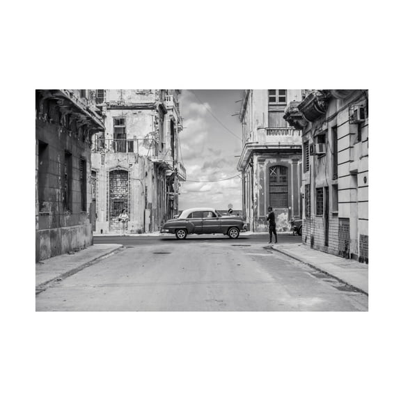 Canvas Wall Art - Marco Tagliarino 'Streets Of Lavana' Wall Art for Living Room, Bedroom, or Office D?cor by Trademark Fine Art - 19 x 12 Inches