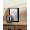 thumbnail image 5 of HAUS AND HUES Solid Oak 4x6 Black Photo Frame for Wall or Tabletop - 4x6 Frame Black, 4 by 6 Picture Frame, Wall Frame 4x6 Frames for Pictures, 4x6 Picture Frame Black Wood (Black Oak Frame), 5 of 6