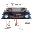 thumbnail image 4 of Peak Power Sound Amplifier Digital Amplifier Bluetooth Player Radio Support Remote Control, 4 of 5