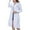 ZA White, variant on Womens Long Sleeve Lab Coat Scrub Jacket Medical Uniform Multi Pocket Easy Care Lightweight Workwear White XL