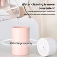 thumbnail image 5 of YiJuHui USB Humidifier Portable Mini Humidifier for Bedroom Office Car Travel, 400ml Large Capacity Quiet Ultrasonic Cool Mist, Auto Shut-Off, Night Light, Aromatherapy Diffuser for Dry Air, 5 of 6