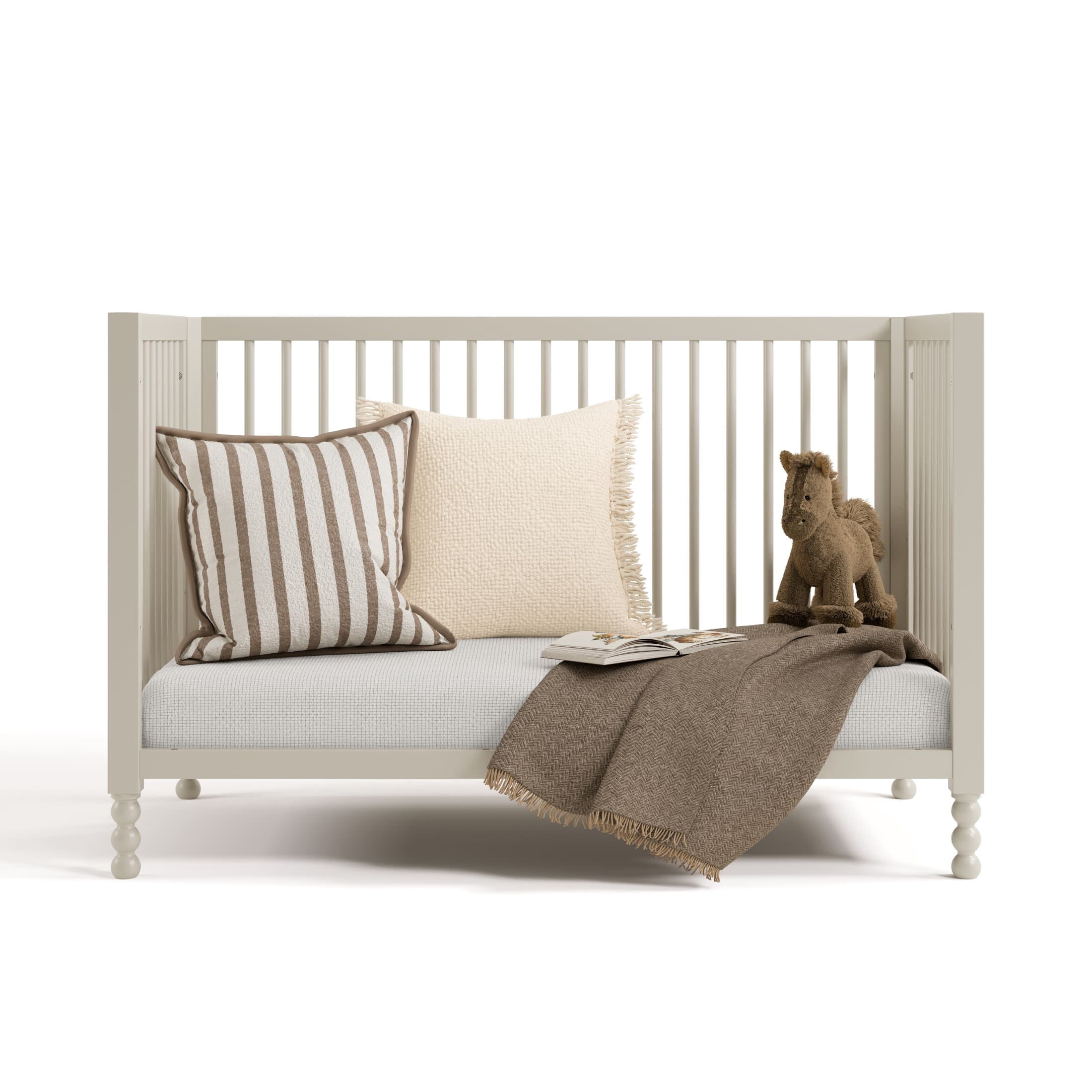 Art of Nursery by Storkcraft Rio 5-in-1 Convertible Baby Crib - Frosted Oat