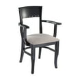 thumbnail image 2 of Beechwood Mountain Beidermier Dining Arm Chair in Mahogany and Black, 2 of 2