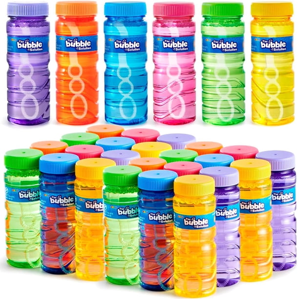 Botellas de burbujas JOYIN 6/12/24/36 unidades con solución de burbujas, 120 ml