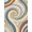 Gray, Pattern 5, variant on ODIKA 4' x 6' Machine Washable Non-Slip Area Rug, Abstract Squiggle High Traffic Rug, Gold, 401449