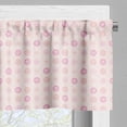 thumbnail image 3 of Ambesonne Blush Pink Window Valance, Little Hearts in Rounds, 54" X 12", Pale Peach Multicolor, 3 of 5