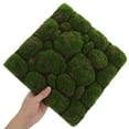 thumbnail image 5 of RENACLIPY Decorative Green Moss Wall Panel Foam 1 Piece Artificial Plant for Home Office Wall Art Decor, 5 of 8
