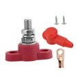 thumbnail image 4 of Bloque de terminales M10, bloque de distribución de pernos, pieza de repuesto de acero inoxidable Rojo, 4 of 9
