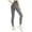 Dark Gray, variant on Women Tights Long Cotton Sweat Fast Drying High Waist Training Yoga Leggings Pants