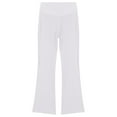 thumbnail image 2 of iiniim Men High Waist Fringe Flared Pants Ballroom Dance Pants Modern Dance Pants Disco Trousers White M, 2 of 7
