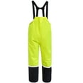 thumbnail image 6 of RainRider Rain Bib Pants for Men Women 150D Oxford Safety Trousers Heavy Duty Waterproof Work Pants Rip-Stop Overalls(Fluorescent,X-Large), 6 of 7