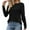 Black, variant on Sweaters for Women Lightweight Pure Color Pullover Sweatshirts Fashion Round Neck Long Sleeves Tunic Tops Shirts Loose Fit Wine S