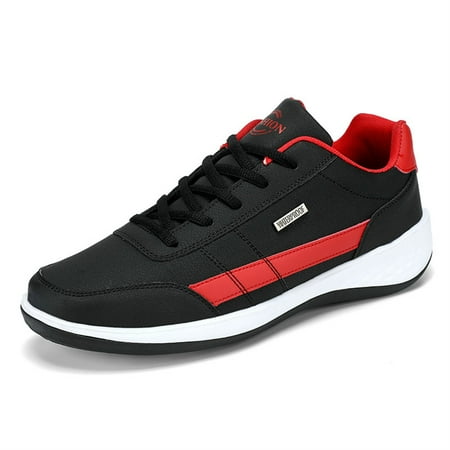 

DaoLxi Men Shoes Leather Sneakers Low Top Casual Shoes Lightweight