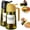 Black & Orange, variant on KORALAKIRI 2 in 1 Oil Sprayer for Cooking, 16oz/470ml Glass Food-grade Olive Oil Spray Bottle Dispenser Mister Spritzer with Pourer for Kitchen, Salad, Frying, BBQ (Black & Green)