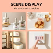 NIIMBOT D11/D110/D101/H1S Label Maker Tape Address Labels Name File Folder Waterproof Sticker Labels, 0.55 x 1.18(14 x 30mm), 210 Labels/Roll, Four Pink