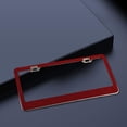 thumbnail image 4 of Rhinestone Bling Plate Frames Colorful Metal Chrome Holder for United States standard for Women Handcrafted, 4 of 8