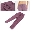 thumbnail image 4 of Women Sweatpants Women Fitness Joggers Nylon Drawstring Closure Breathable Running Sweatpants Purple XXL ANGGREK Otros, 4 of 8