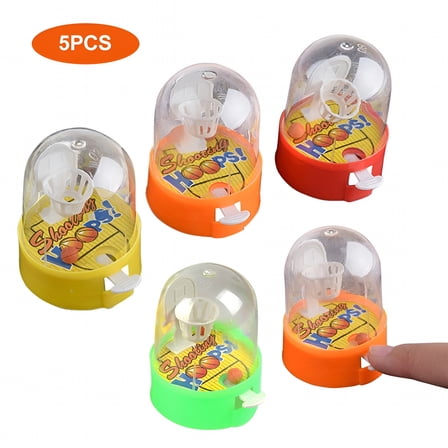 BESTSKY 5Pcs Mini Finger Basketball Shooting Game Handheld Desktop Table Basketball Game Toys