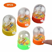 BESTSKY 5Pcs Mini Finger Basketball Shooting Game Handheld Desktop Table Basketball Game Toys