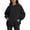 Black, variant on Vedolay Half Zip Sweatshirt Women's Casual Sweatshirts Oversized 2023 Fall Winter Pullover Tops with Pockets,Dark Gray L
