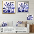 thumbnail image 4 of Designart "Blooms of Boho Pottery in Purple IV" Geometric Framed Wall Art Decor - Bohemian Purple Boho Pottery Hallway Framed Wall Art Decor, 4 of 6