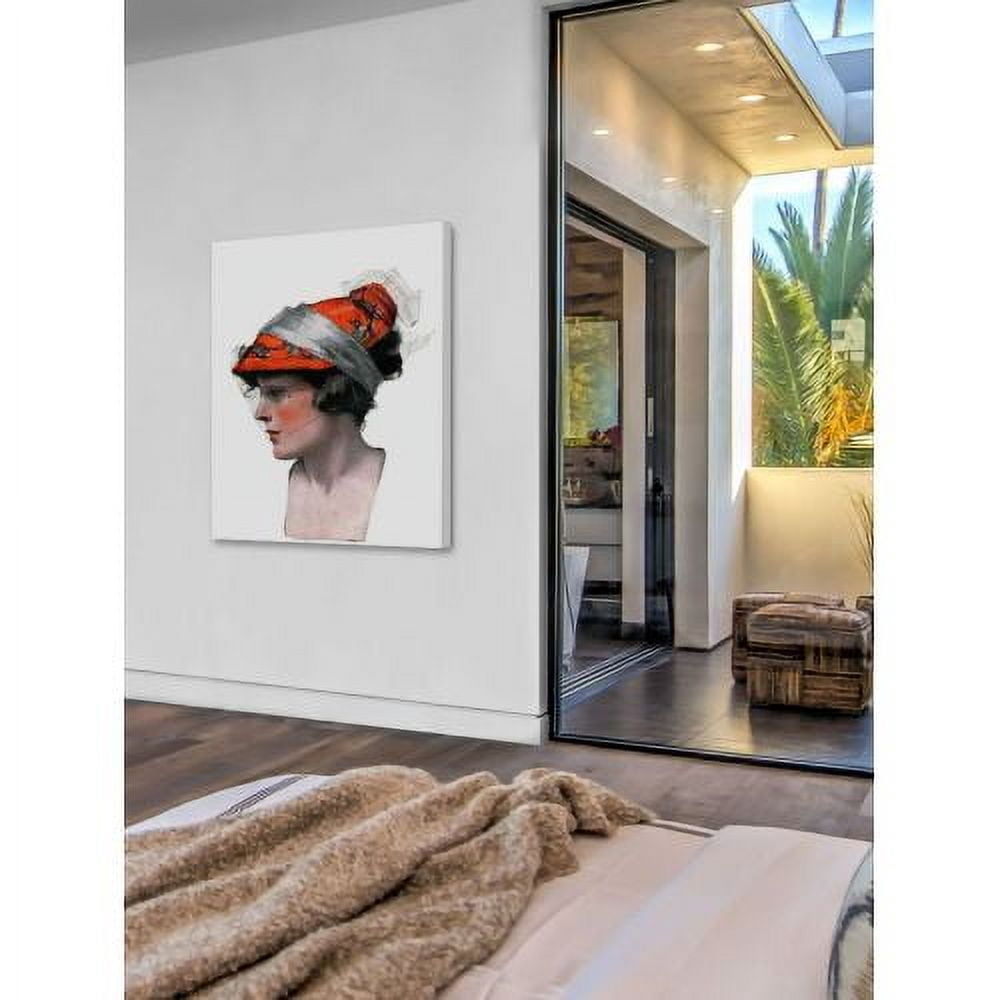 "Woman's Profile" Painting Print on Wrapped Canvas