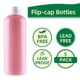 thumbnail image 5 of Botella con tapa abatible de plástico PET con hombro redondo de 5 uds 100ml, 5 of 5