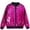 Hot Pink, variant on Xdegoge Boys Girls Sparkly Sequin Jacket Long Sleeve Zipper Bomber Outerwear Shiny Glitter Party Ribbed Collar Cuffs Dance Performance Holiday Casual Coat