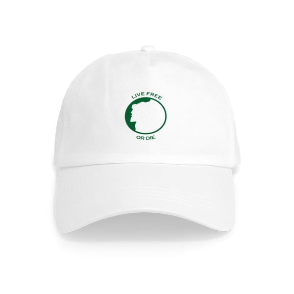 CafePress - Live Free Cap - Adjustable 100% Brushed Unisex Casual Cotton Baseball Cap, Beige, 1