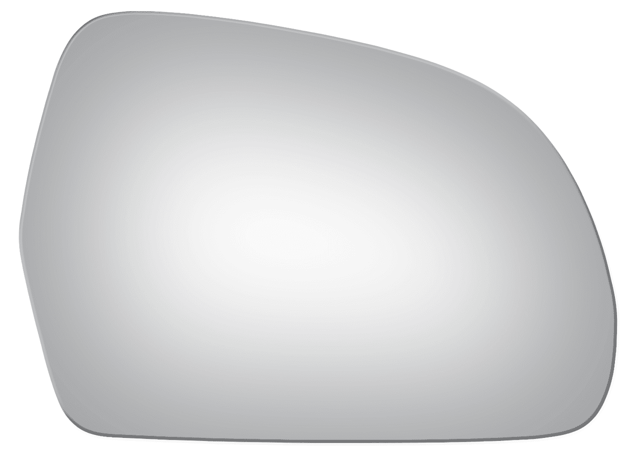 Convex Passenger Side Power Replacement Mirror Glass for 20092010 AUDI