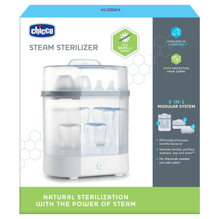 Electric Steam Sterilizer Bottles And Sterilizer Chicco 3-in-1