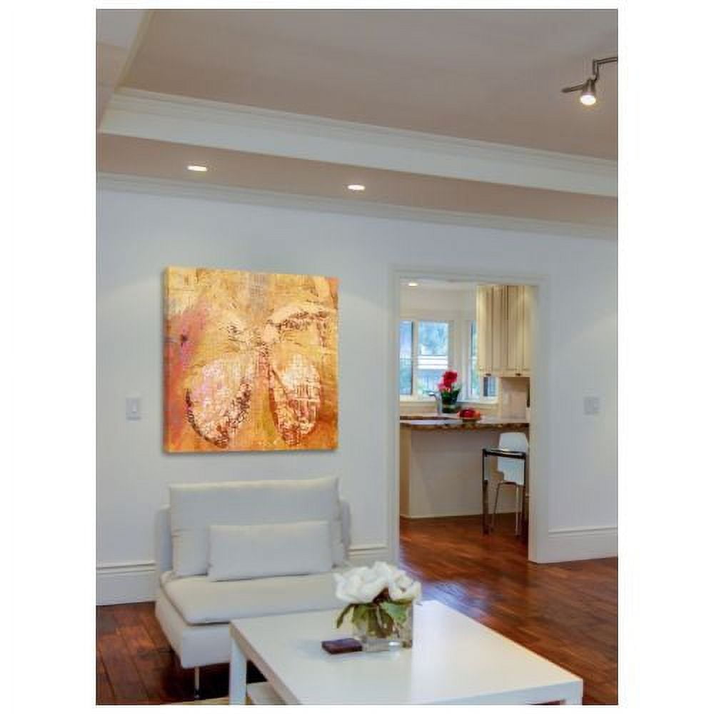 "Farfalla V" Painting Print on Wrapped Canvas