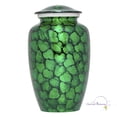 thumbnail image 2 of Eternal Harmony Cremation Urn for Human Ashes | Memorial Urn Carefully Handcrafted with Elegant Finishes to Honor Your Loved One | Elegant and Affordable Urn Large Size with Velvet Bag (Green), 2 of 5