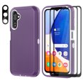 thumbnail image 1 of Aggxpf for Samsung Galaxy A54 5G Phone Case with Screen Protector & Camera Lens Protector, Full Body Protection Phone Cover, Purple, 1 of 6
