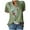 Green, variant on Lolmot Summer Tops for Women,Sexy Tops for Women Summer Floral Pattern Blouse V-Neck Short Sleeve Buttons Comfy Dressy T-Shirts with Pocket
