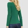 thumbnail image 4 of SwiftWear Sweaters for Women Trendy Fall Tops Mock Neck Long Sleeve Slimming Pullover Casual Winter Outfits Green L, 4 of 7
