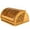 Flowers, variant on STP GOODS Birch Bark Bread Box with Lid 9.8x9.3x5.5'' (25x21x14 cm) Birds Pattern Countertop Bread Bin Handmade Wooden Bread Storage Container for Bakery Storage Bin Food Keeper Pastry Box