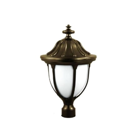 Dabmar Lighting GM552-L9-27K-BZ 120V GU24 LED 9W 27K Cast Aluminium Post Light Top Fixture, Bronze