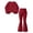 Wine, variant on Cethrio Girls Fashion Outfit Sets, 2 Piece Micro‑fleece Lined Pullover Long Sleeve Girls' Clothing Sets Size 7-8 T Purple
