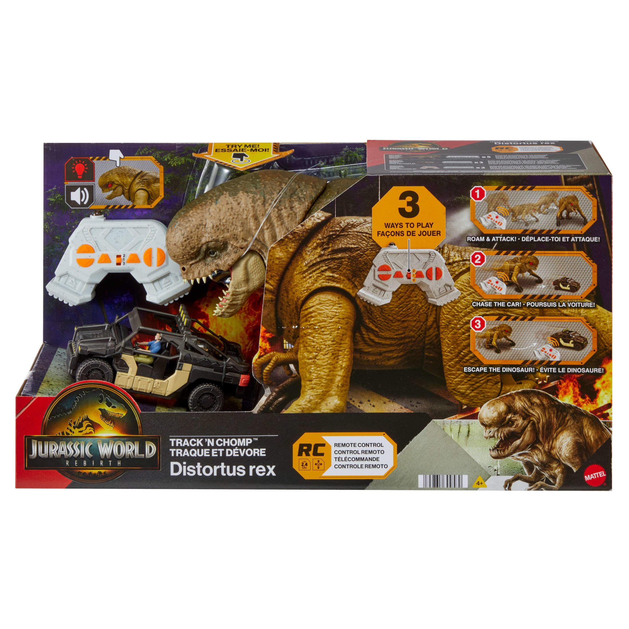 Jurassic World Rebirth Track N Chomp Distortus Rex photo 6
