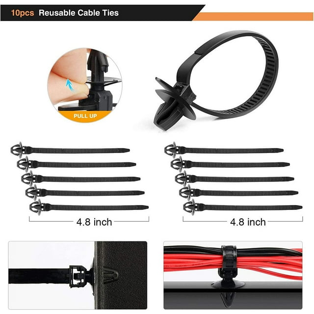 60Pcs/Box Voiture Câblage Fixation Voiture Câblage Fixation Assortiment Ensemble Universel Camion Automobile Routage Retenue Clip Câble Fixation Pince