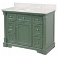 thumbnail image 5 of Sydney 42" Bathroom Vanity with Sage Green Cabinet and Engineered Marble Top, 5 of 7