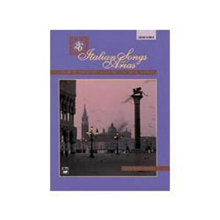 Alfred 26 Italian Songs and Arias for Medium High Voice (Book and CD)