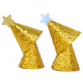 thumbnail image 4 of 2PCS Cone Birthday Hat Cloth Glitter Adjustable Star Birthday Hat Pet Party Hat, 4 of 10