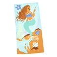 thumbnail image 2 of Disney Little Mermaid Cotton Kids Beach Towel, 28" X 58", 2 of 8